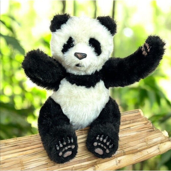 Vintage FurReal Panda Bear Plush Luv Cub 2004 Tiger Electronics Interactive Toy - Picture 1 of 15